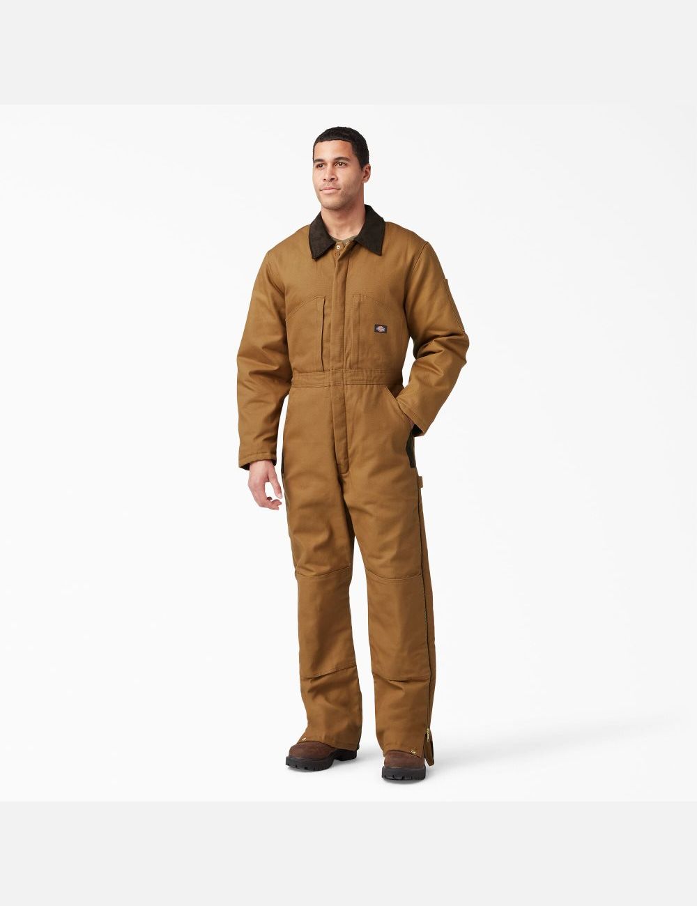 Brown Duck Dickies Duck Insulated Coveralls | 094PITRKN