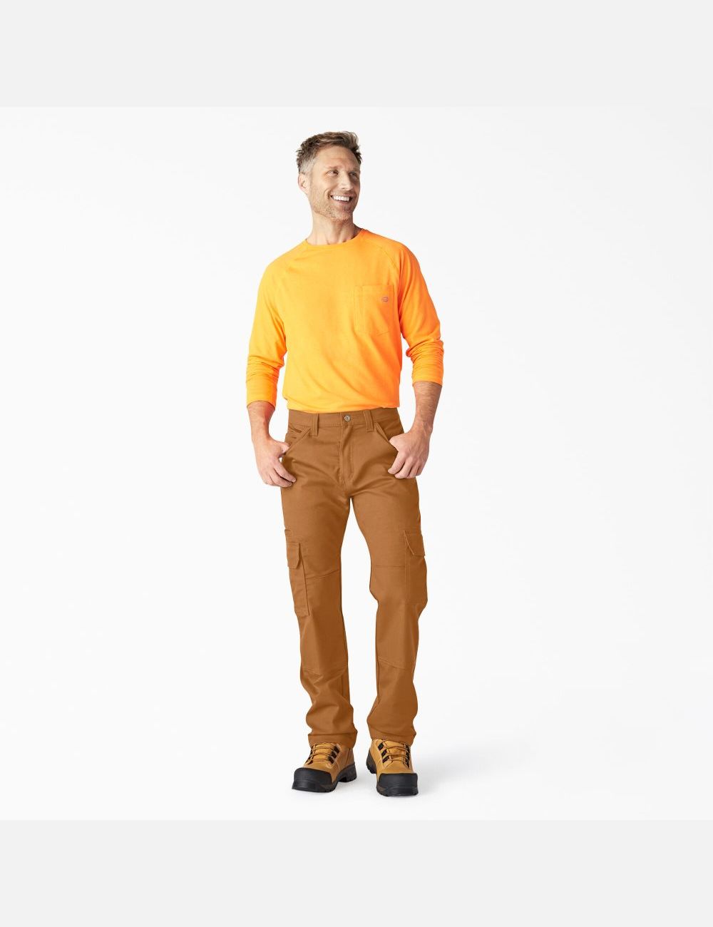 Brown Duck Dickies DuraTech Ranger Duck Cargo Pants | 149UYNMRJ