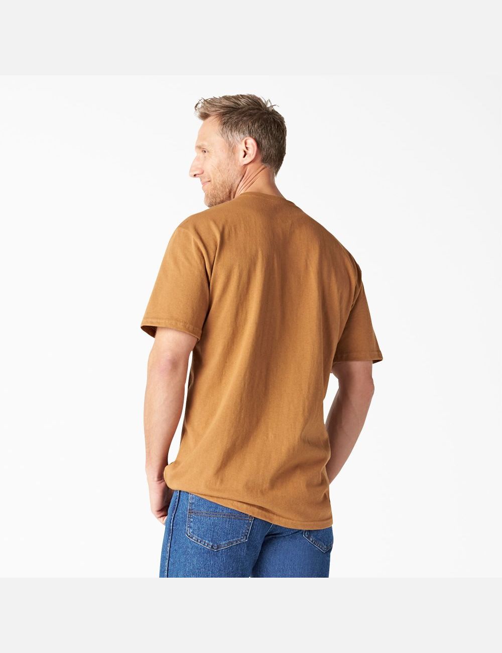 Brown Duck Dickies Logo Graphic T-Shirts | 129WFHYVE