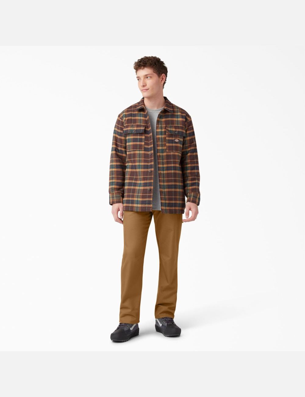 Brown Duck Dickies Regular Duck Carpenter Pants | 580FMSNGX