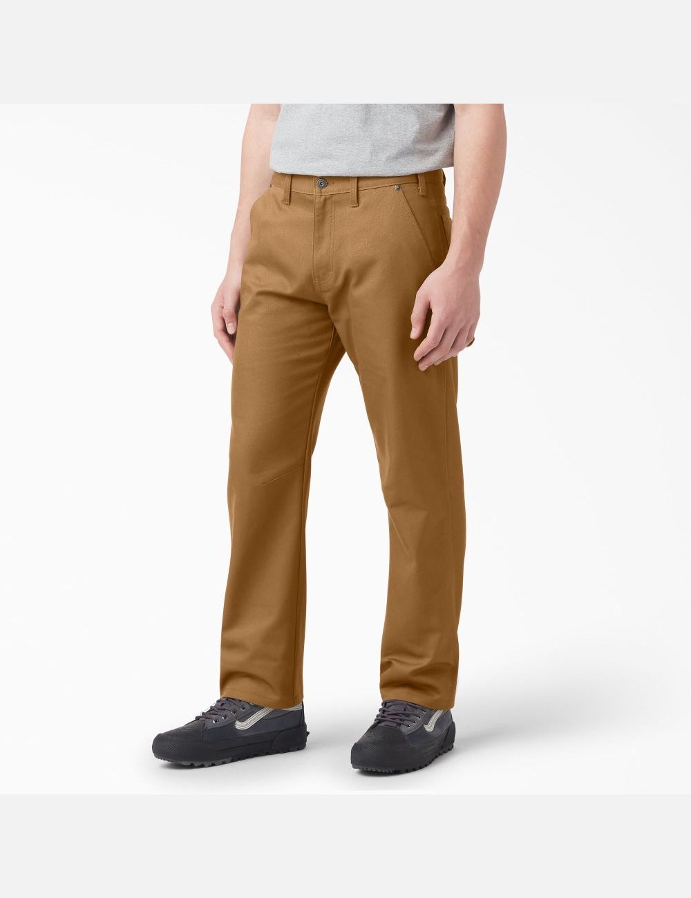 Brown Duck Dickies Regular Duck Carpenter Pants | 580FMSNGX