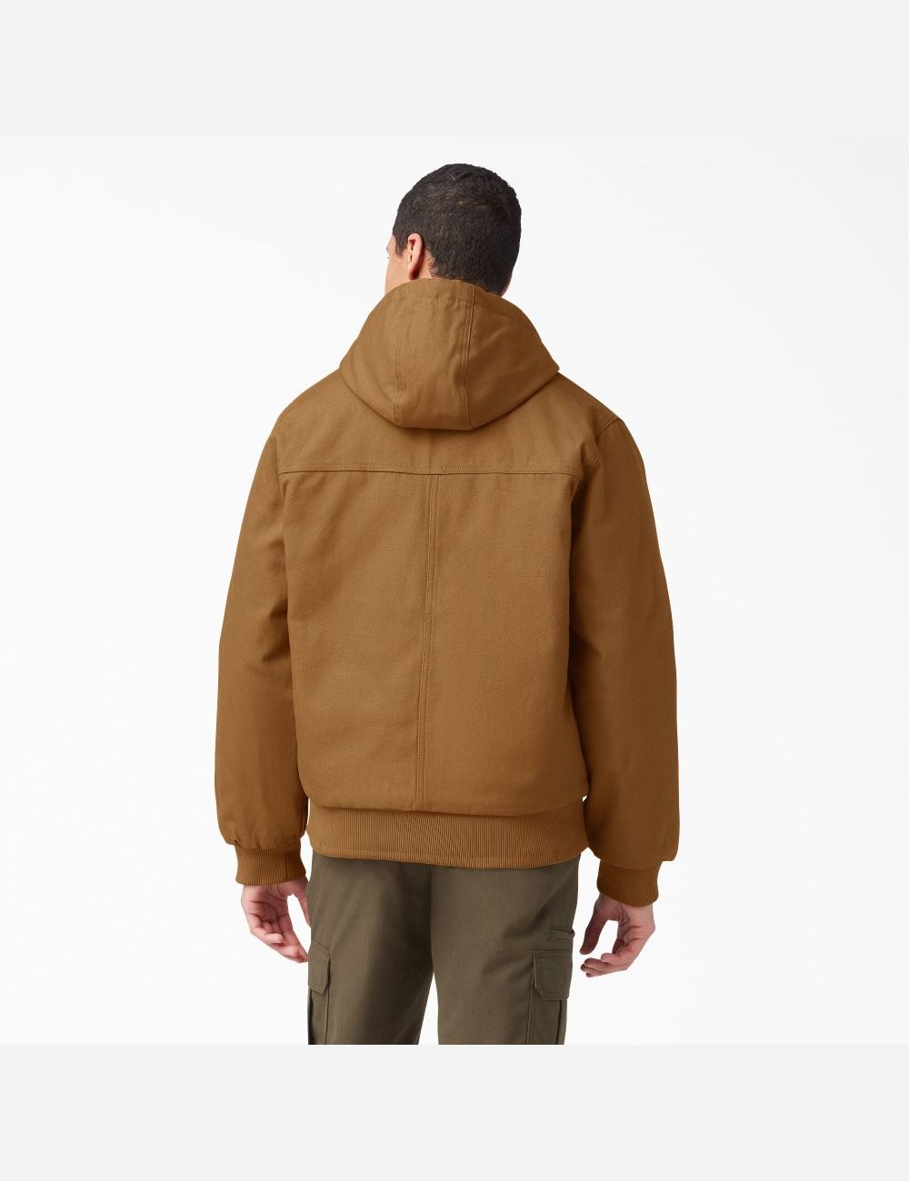 Brown Duck Dickies Rigid Duck Hooded Coats & Jackets | 138GSRHJK