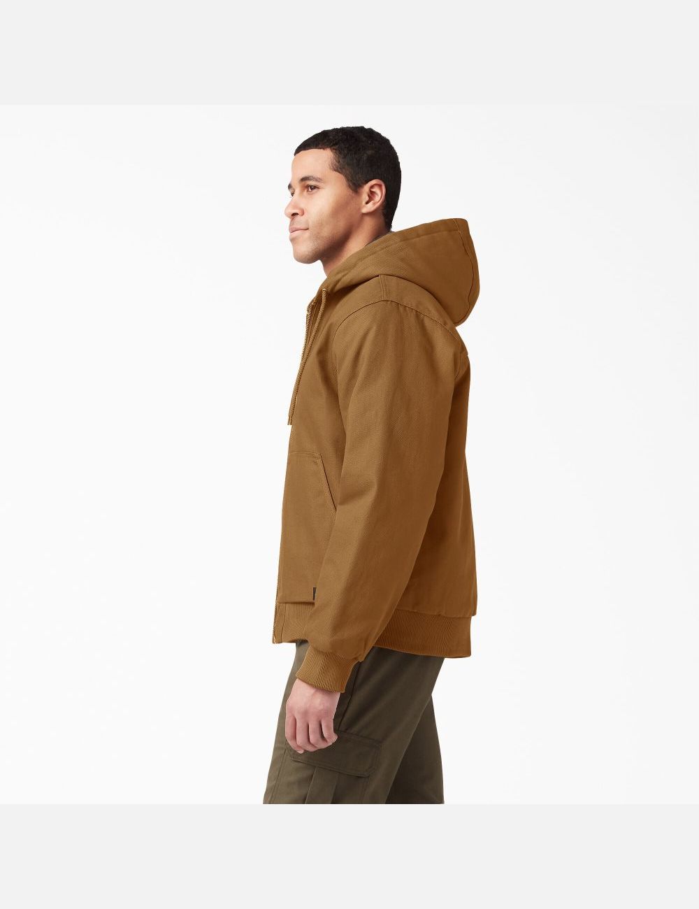 Brown Duck Dickies Rigid Duck Hooded Coats & Jackets | 138GSRHJK