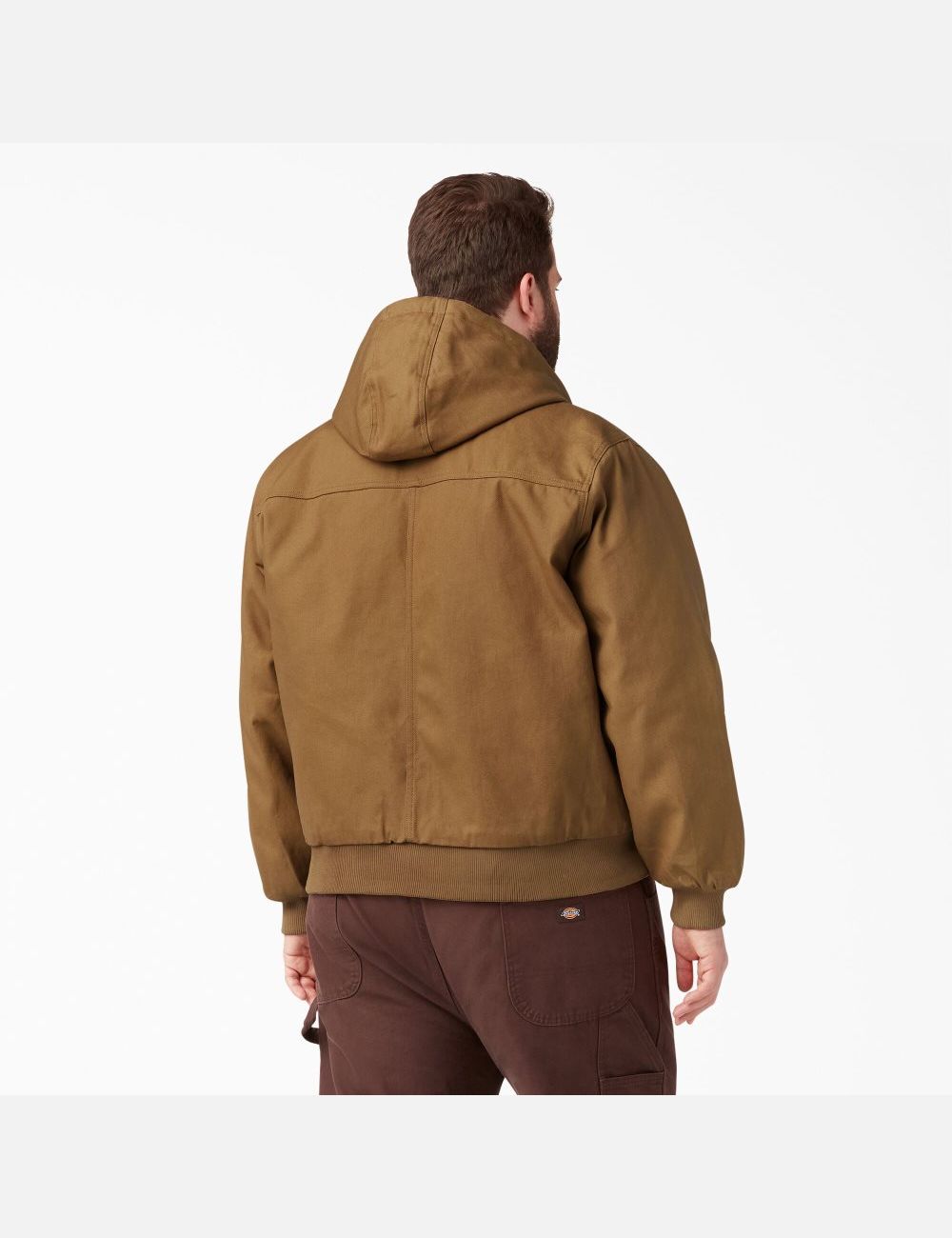 Brown Duck Dickies Rigid Duck Hooded Coats & Jackets | 138GSRHJK