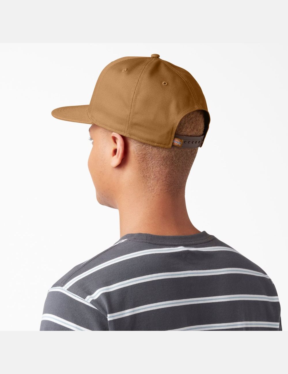 Brown Duck Dickies Skateboarding Flat Bill Hats | 679NHKCJW