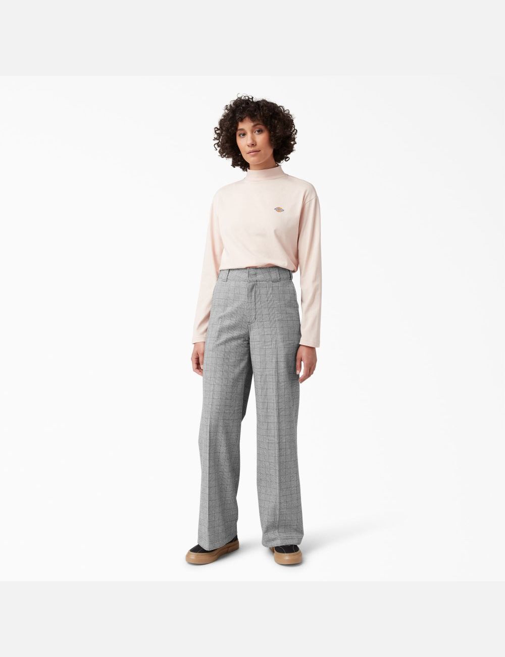 Brown Plaid Dickies Bakerhill Pants | 913EOSZYW