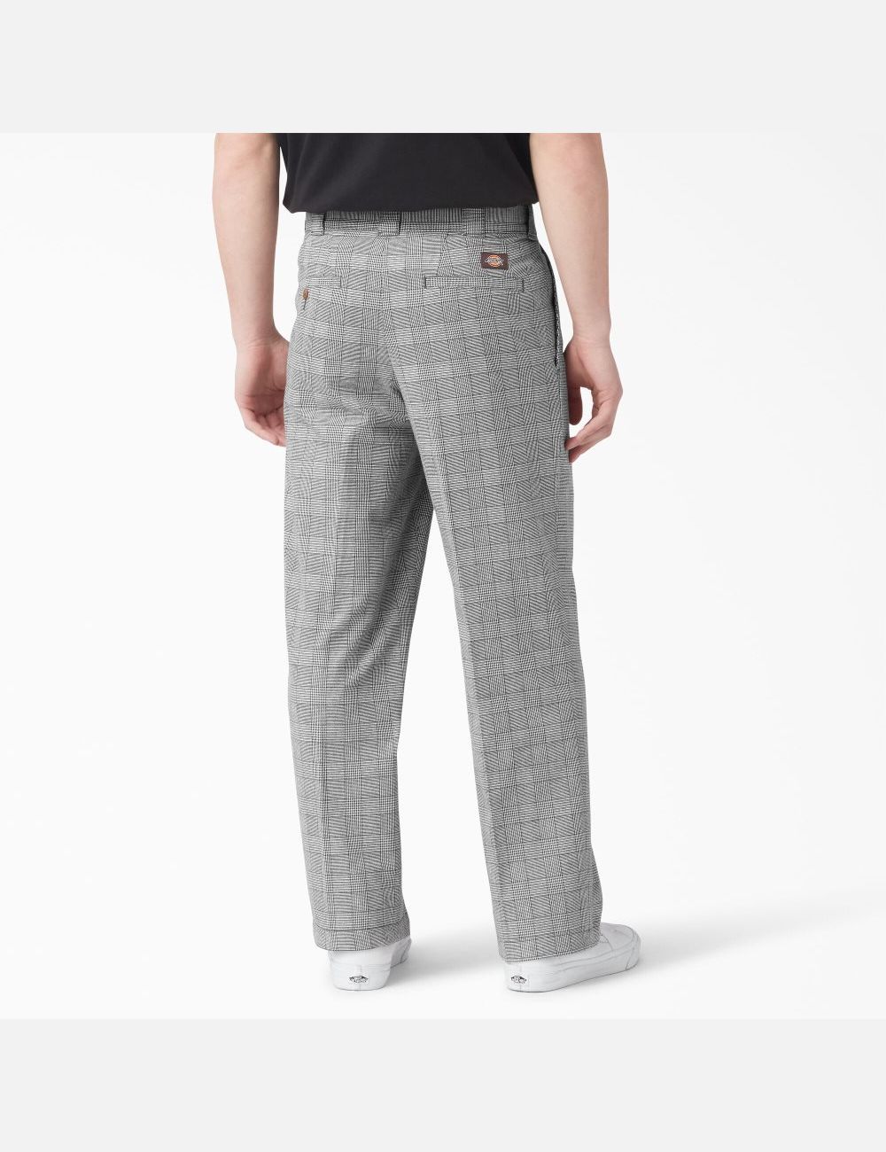 Brown Plaid Dickies Bakerhill Pleated Pants | 984AWBPKM