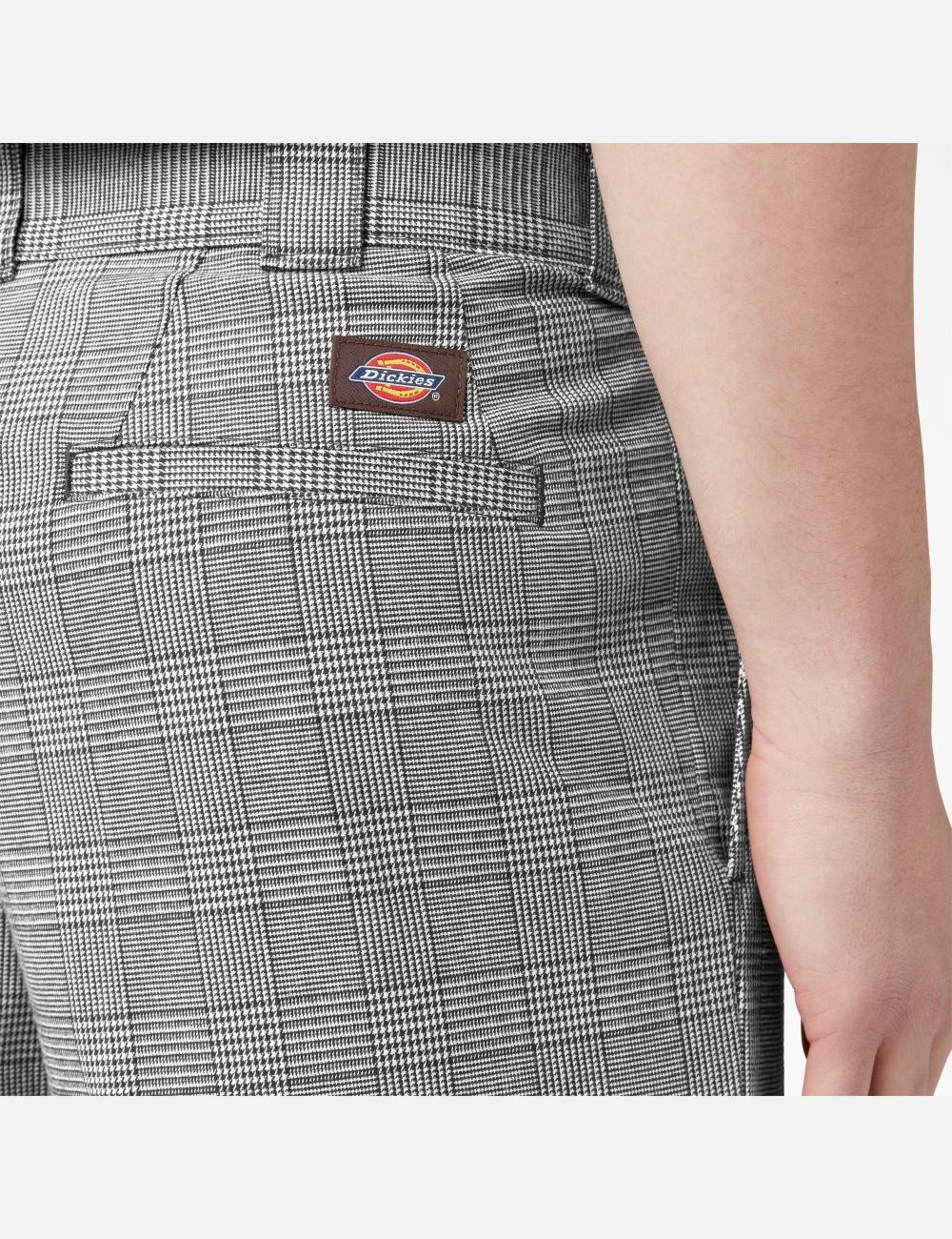 Brown Plaid Dickies Bakerhill Pleated Pants | 984AWBPKM