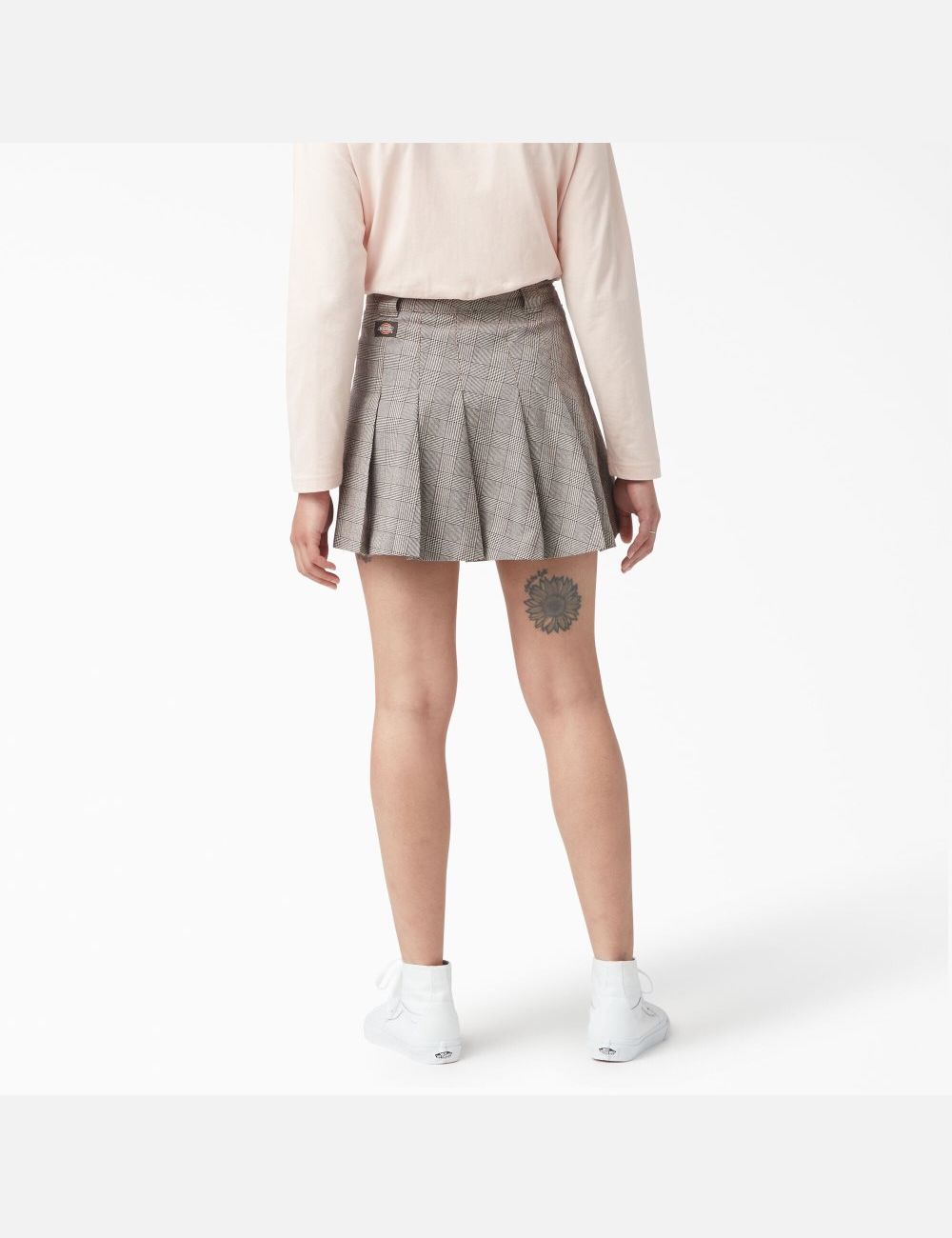 Brown Plaid Dickies Bakerhill Skirts & Dresses | 827EYCFKQ