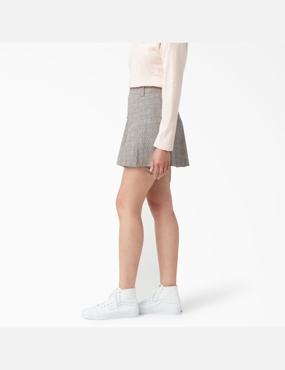 Brown Plaid Dickies Bakerhill Skirts & Dresses | 827EYCFKQ