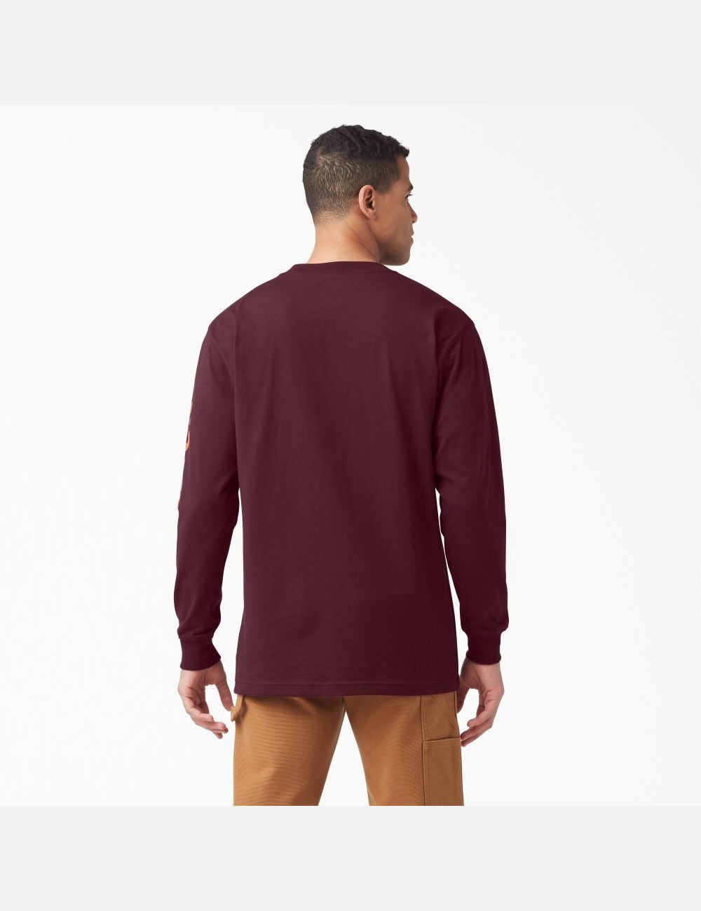 Burgundy Dickies Graphic Shirts | 576TYDONF