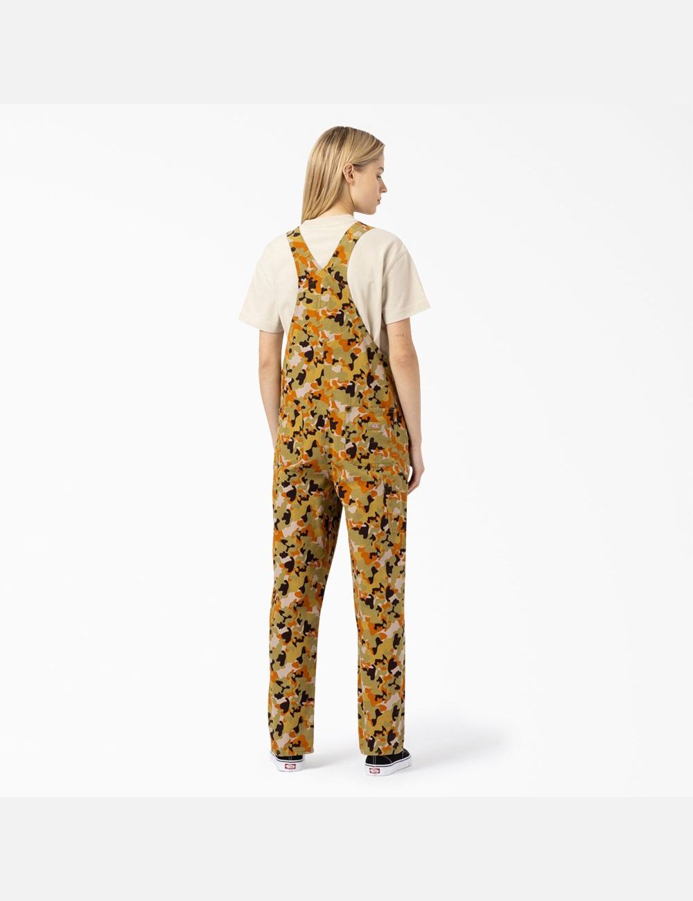 Camo Dickies Artondale Duck Bib Overalls | 012WRZXHN