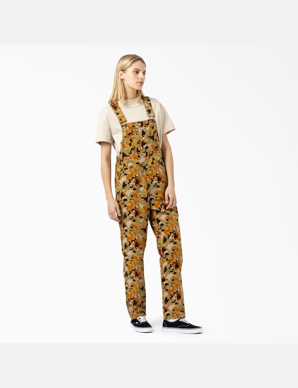 Camo Dickies Artondale Duck Bib Overalls | 012WRZXHN