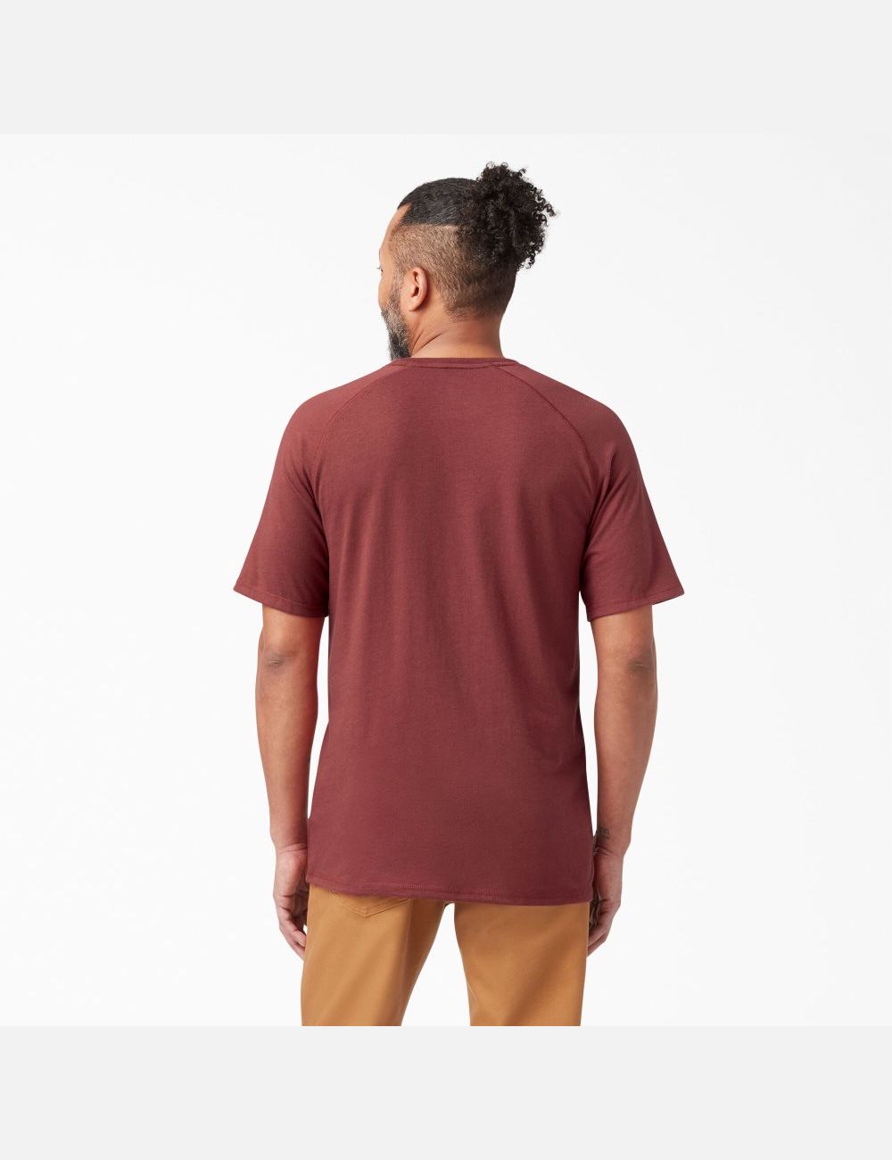 Cane Red Dickies Cooling Short Sleeve Shirts | 439FNCKTO