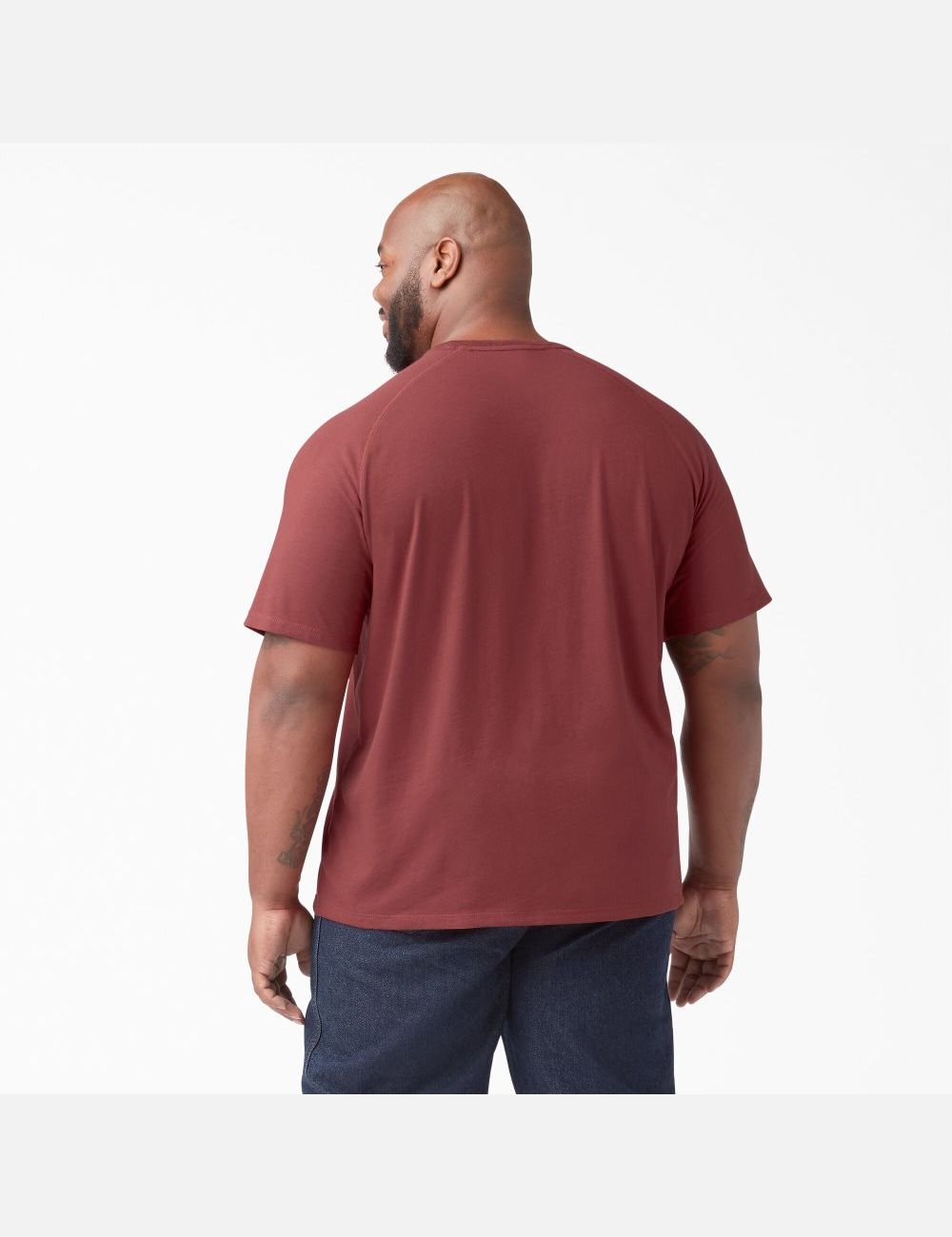 Cane Red Dickies Cooling Short Sleeve Shirts | 439FNCKTO