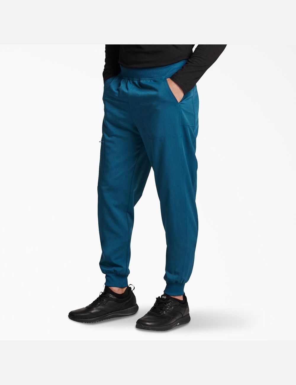 Caribbean Blue Dickies Balance Mid Rise Jogger Pants Scrubs | 495GXMKFA