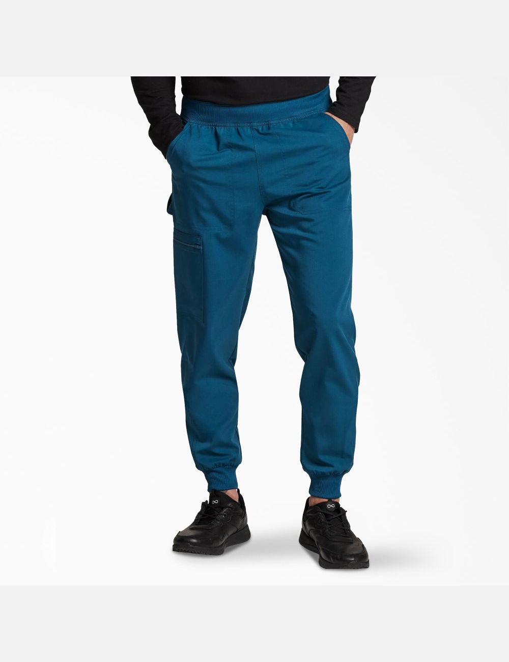 Caribbean Blue Dickies Balance Mid Rise Jogger Pants Scrubs | 495GXMKFA