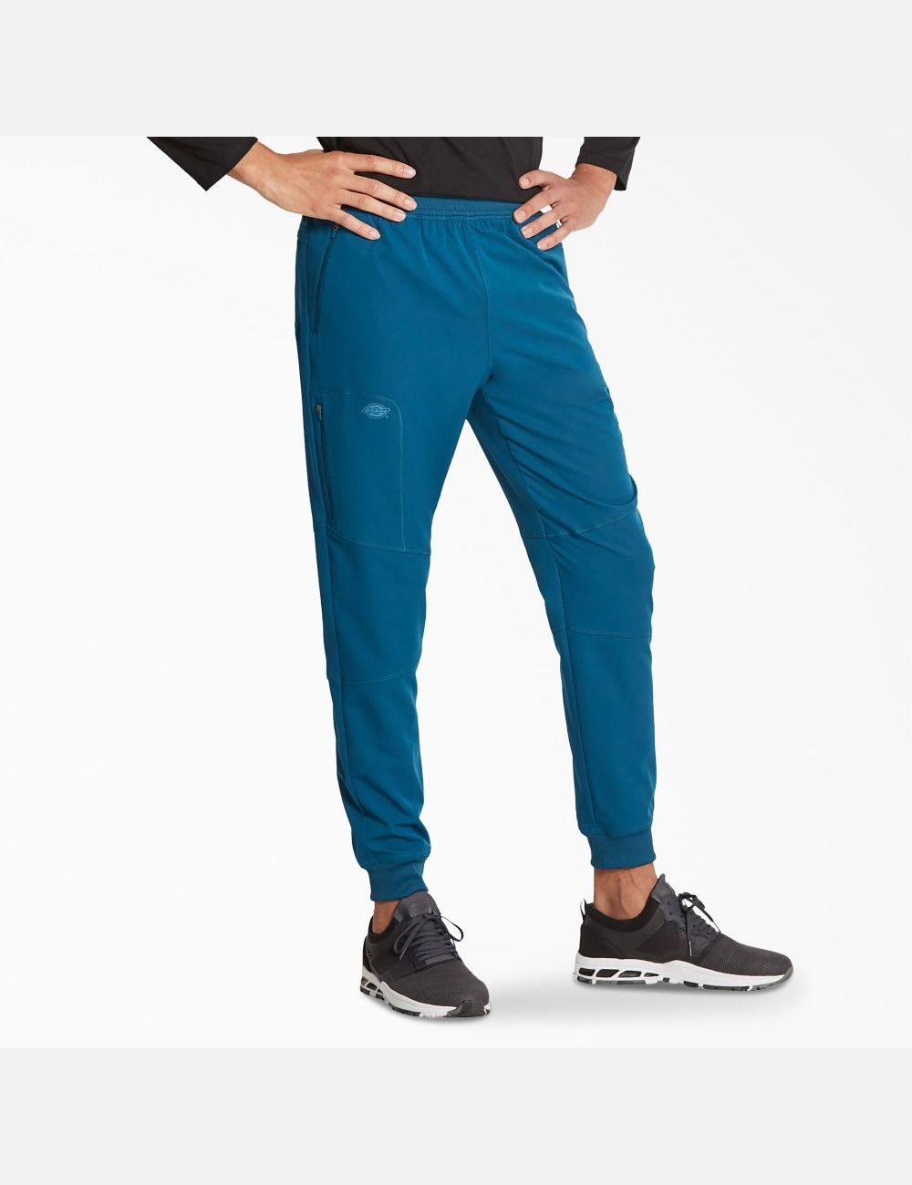 Caribbean Blue Dickies Dynamix Natural Rise Jogger Pants Scrubs | 824TXJIGE