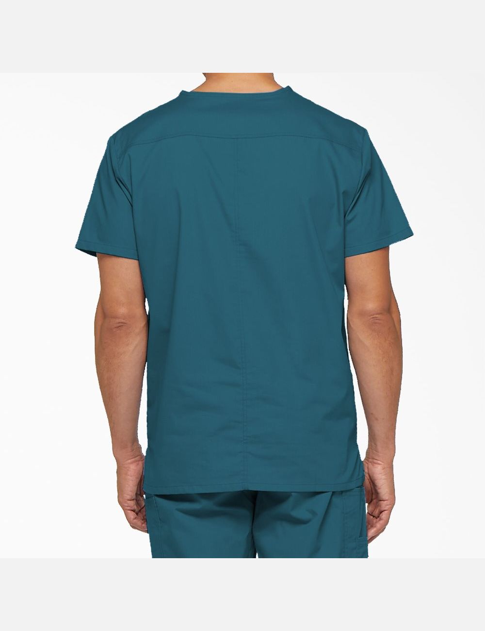 Caribbean Blue Dickies EDS Signature V-Neck Top Scrubs | 726MYSBVZ