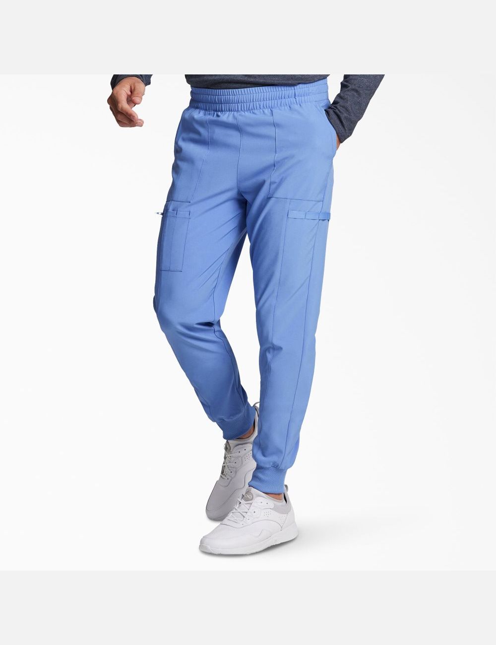 Ceil Blue Dickies EDS Essentials Mid Rise Jogger Pants Scrubs | 158LZGNMI