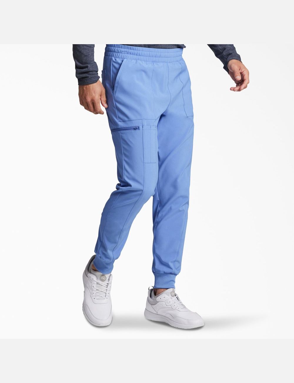 Ceil Blue Dickies EDS Essentials Mid Rise Jogger Pants Scrubs | 158LZGNMI