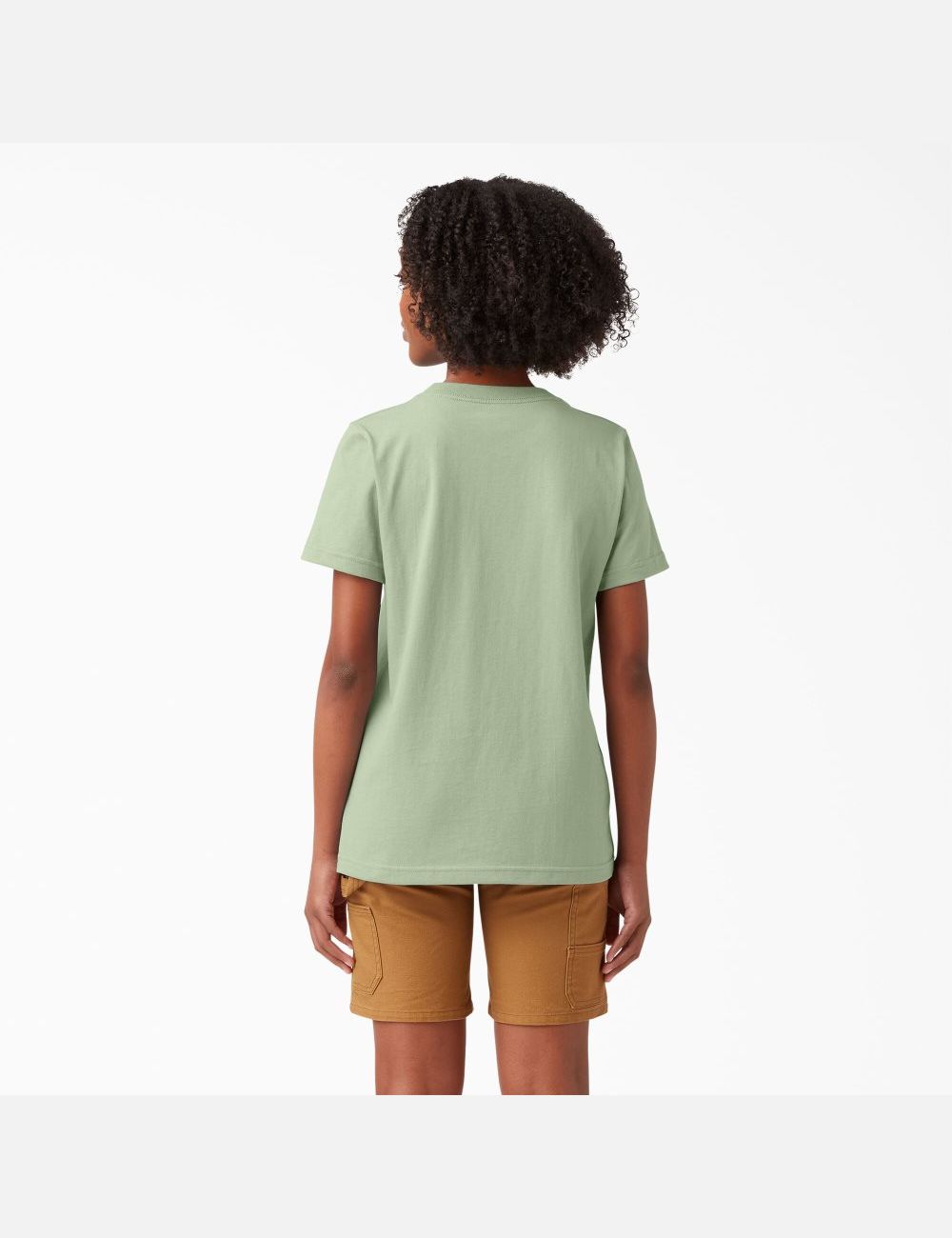 Celadon Green Dickies Short Sleeve Heavyweight T-Shirts | 167USXAJB