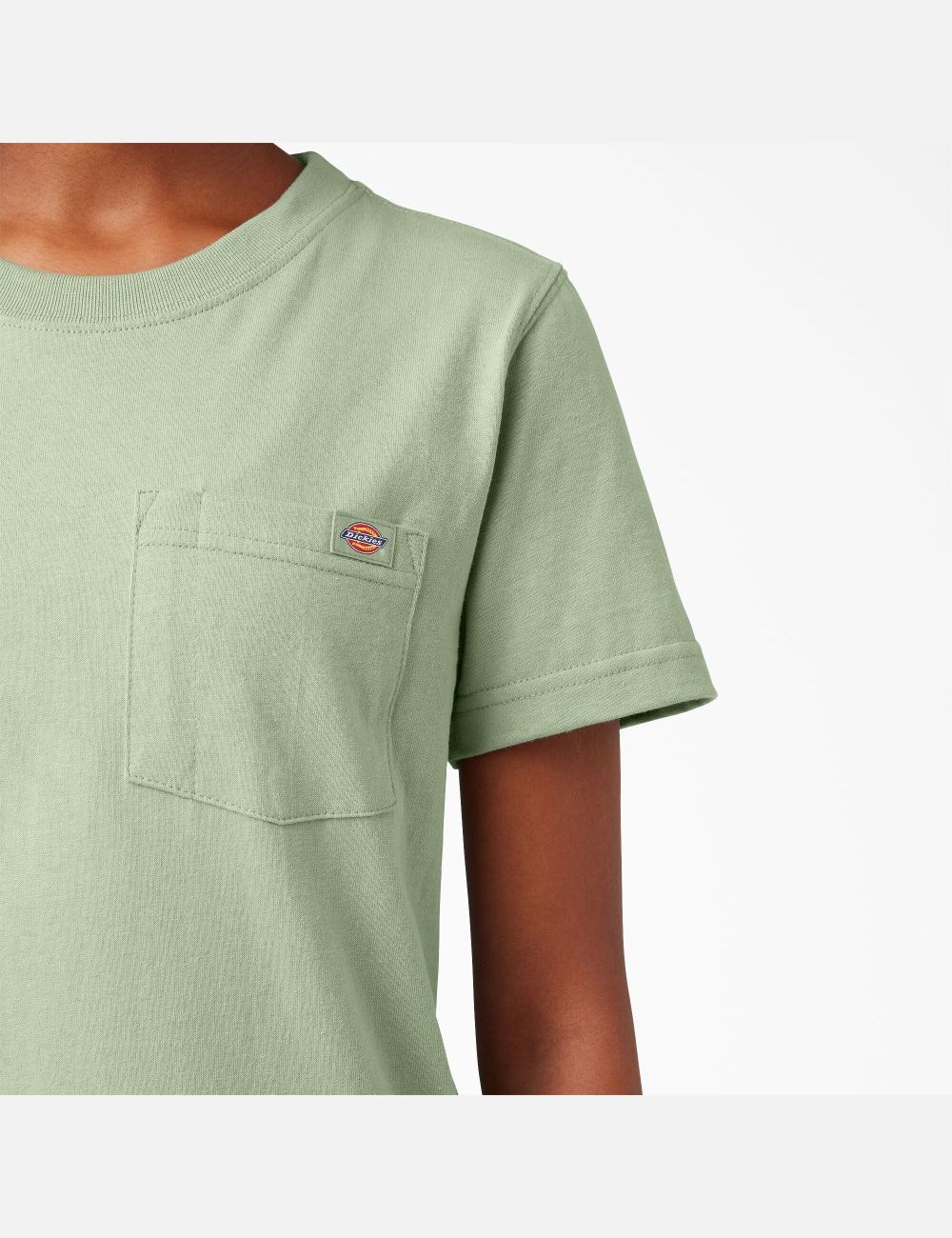 Celadon Green Dickies Short Sleeve Heavyweight T-Shirts | 167USXAJB