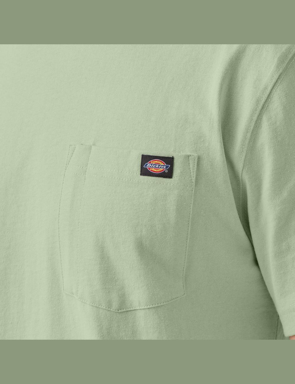 Celadon Green Dickies Short Sleeve Heavyweight T-Shirts | 409XMHOVK