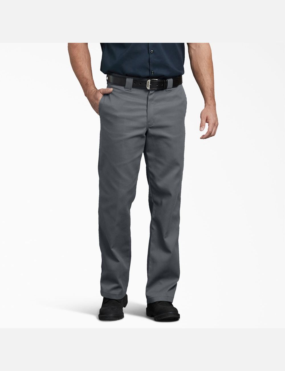 Charcoal Gray Dickies 874 FLEX Pants | 725LOZYQT