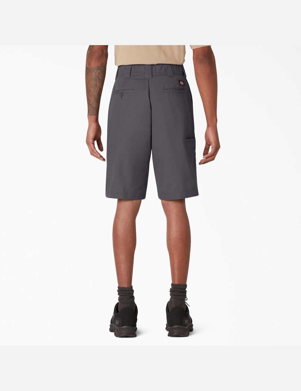 Charcoal Gray Dickies Cooling Active Waist Shorts | 639ESOCTY