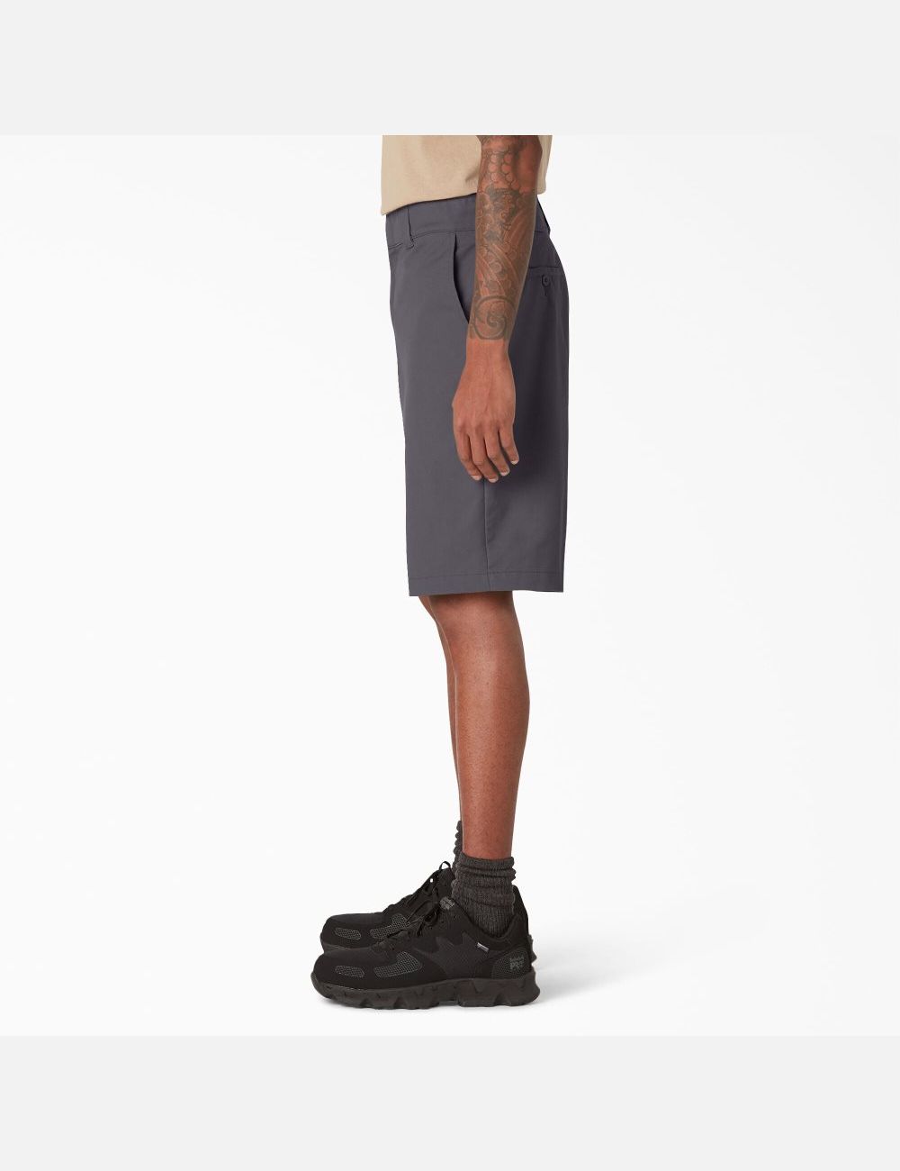 Charcoal Gray Dickies Cooling Active Waist Shorts | 639ESOCTY