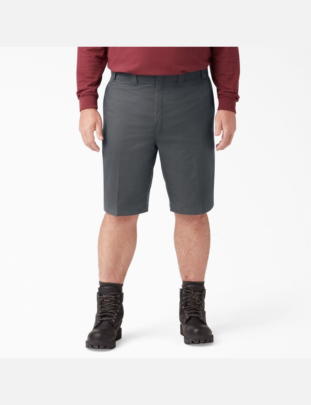 Charcoal Gray Dickies Cooling Active Waist Shorts | 639ESOCTY