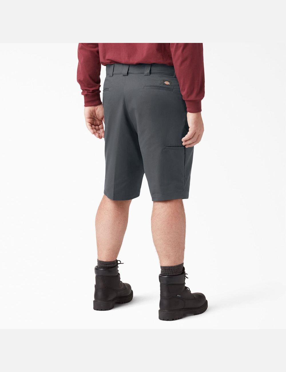 Charcoal Gray Dickies Cooling Active Waist Shorts | 639ESOCTY