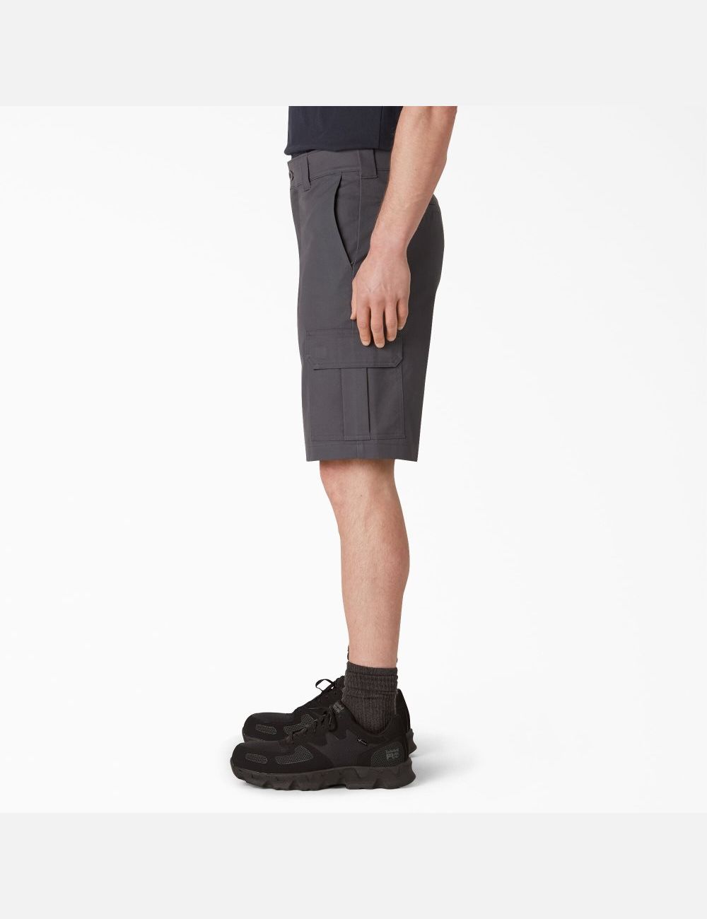 Charcoal Gray Dickies Cooling Active Waist Shorts | 710GUTSXE