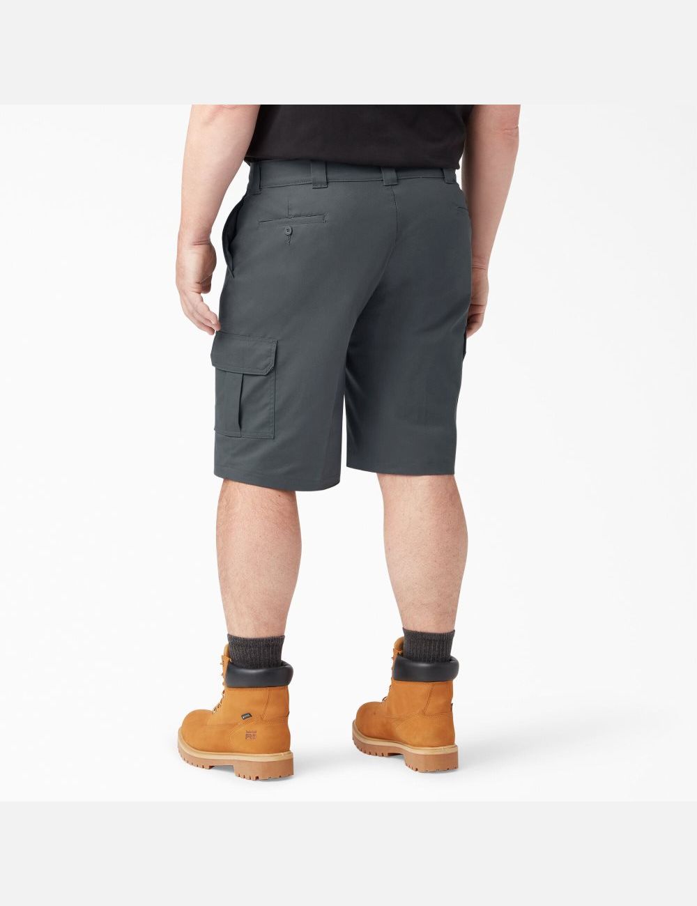 Charcoal Gray Dickies Cooling Active Waist Shorts | 710GUTSXE