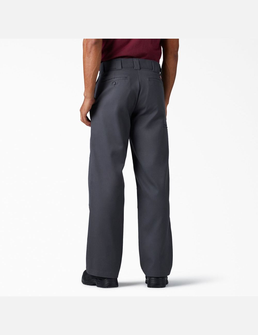 Charcoal Gray Dickies FLEX Loose Double Knee Pants | 740IZHDSG