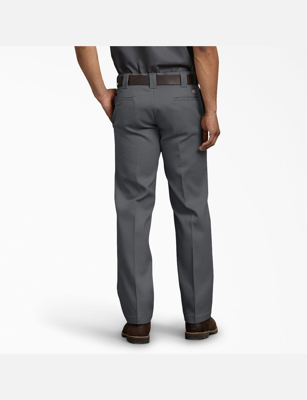 Charcoal Gray Dickies FLEX Slim Fit Straight Leg Work Pants | 481CYORJV