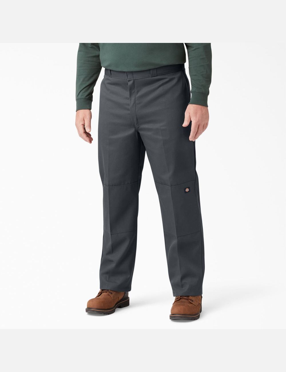 Charcoal Gray Dickies Loose Double Knee Pants | 247AIDXSY