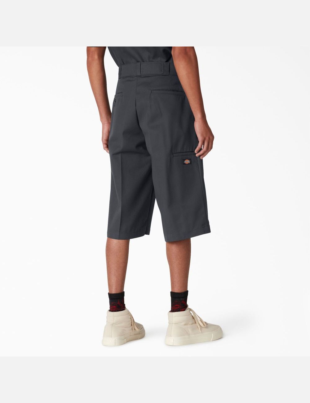 Charcoal Gray Dickies Loose Fit Multi-Use Pocket Shorts | 921PFLVEC