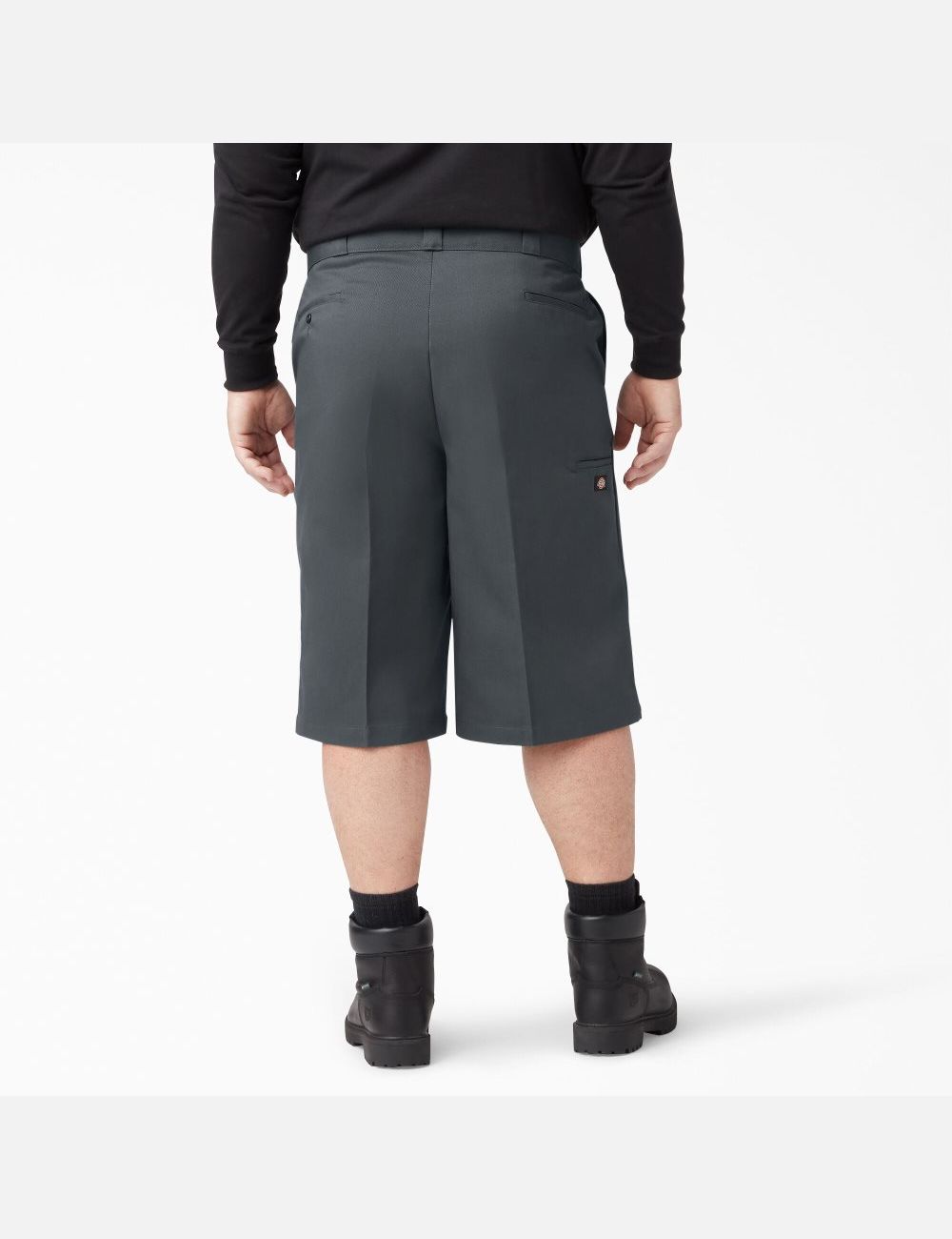 Charcoal Gray Dickies Loose Fit Multi-Use Pocket Shorts | 921PFLVEC