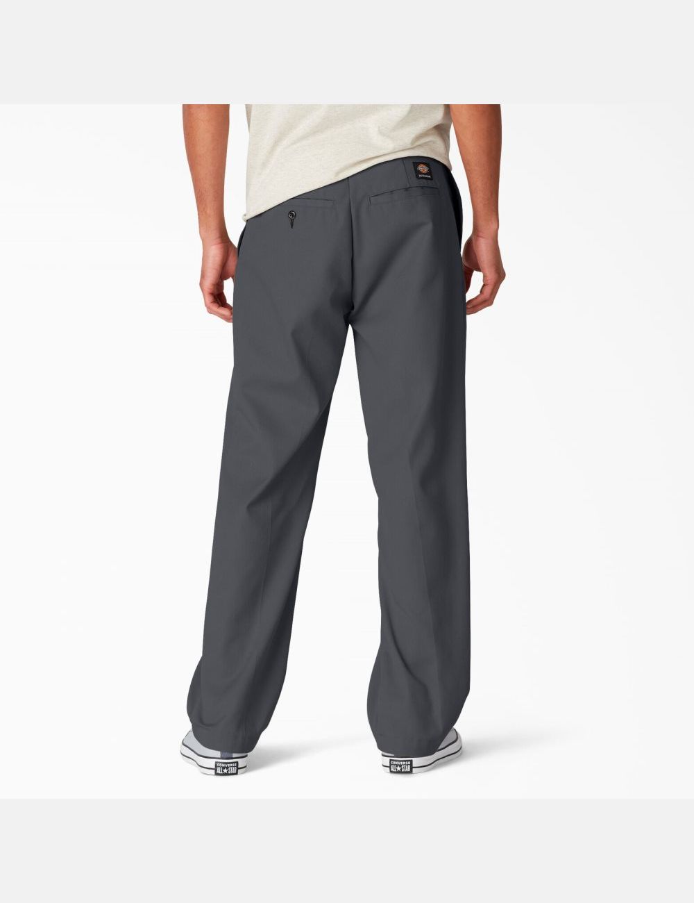 Charcoal Gray Dickies Regular Fit Twill Skateboarding Pants | 054RUQSLZ