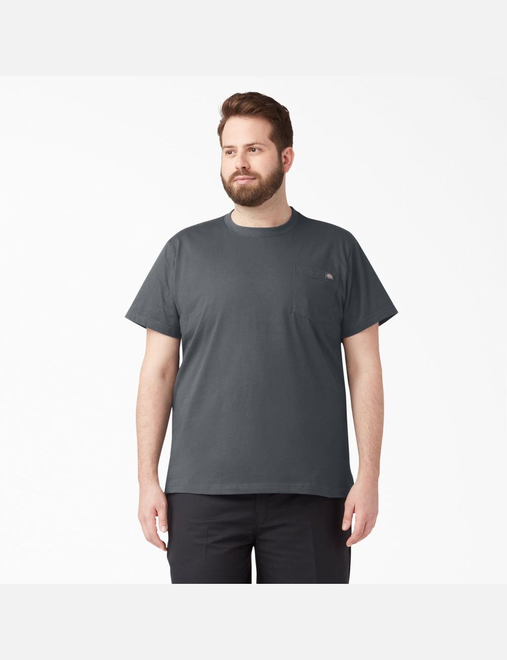 Charcoal Gray Dickies Short Sleeve Two Packs Shirts | 569KRUVGF