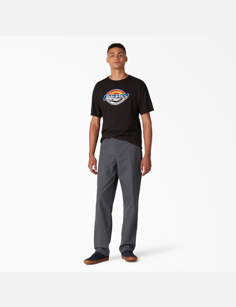 Charcoal Gray Dickies Slim Fit Skateboarding Pants | 921FGVTBE