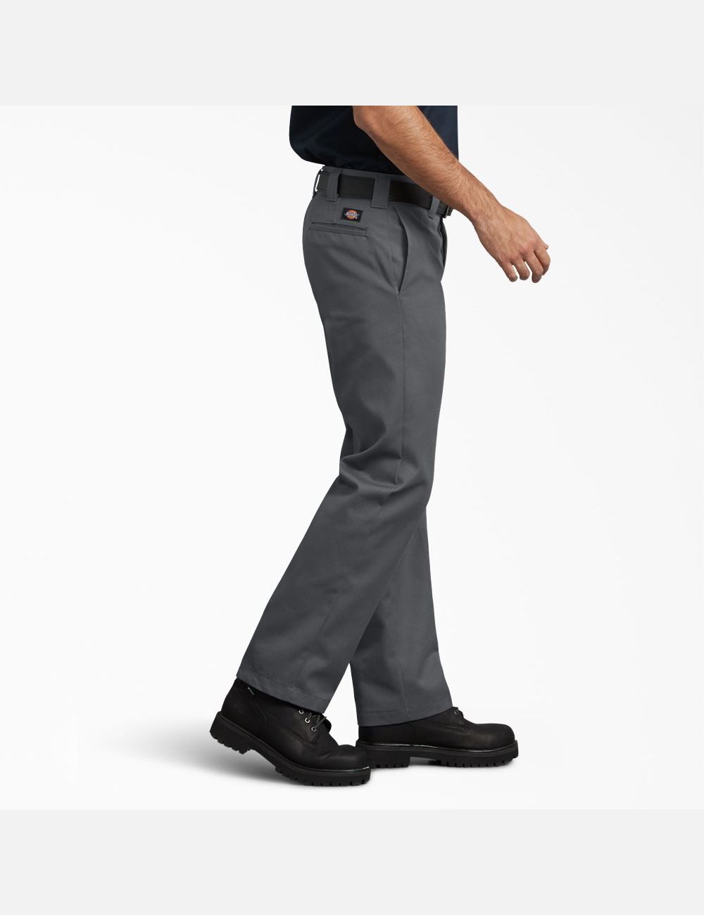 Charcoal Gray Dickies Slim Fit Straight Leg Work Pants | 265OXUJEW