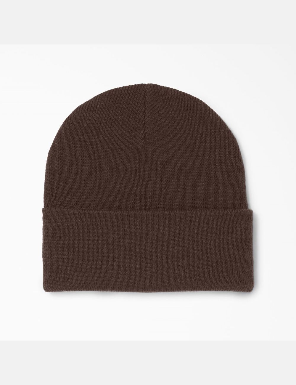 Chocolate Brown Dickies Cuffed Knit Hats | 307AKFUTJ