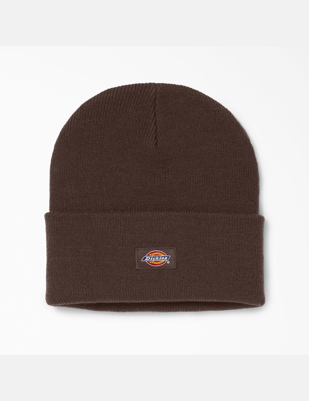 Chocolate Brown Dickies Cuffed Knit Hats | 307AKFUTJ