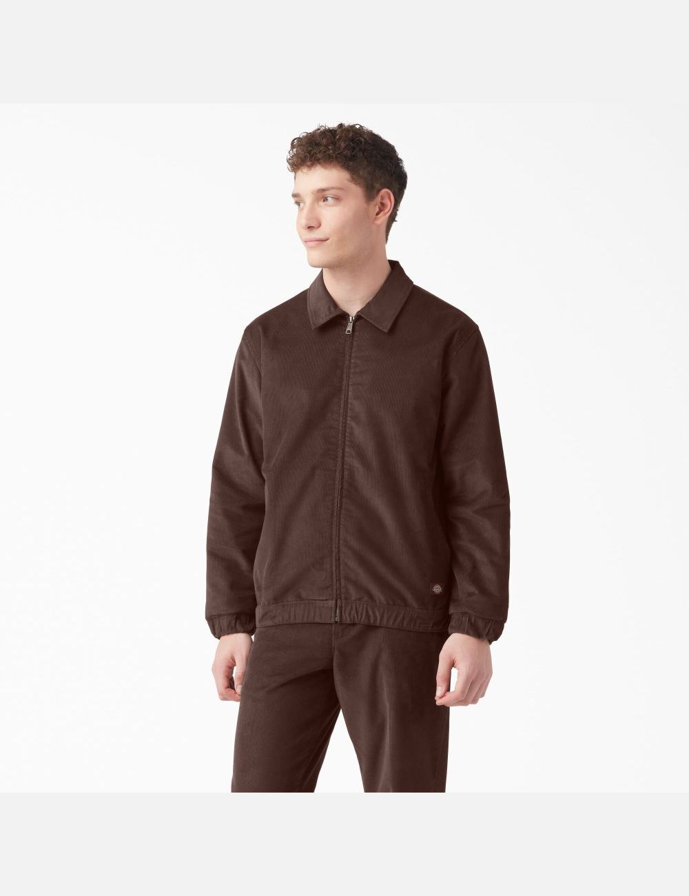 Chocolate Brown Dickies Lined Corduroy Coats & Jackets | 235KEMHTL