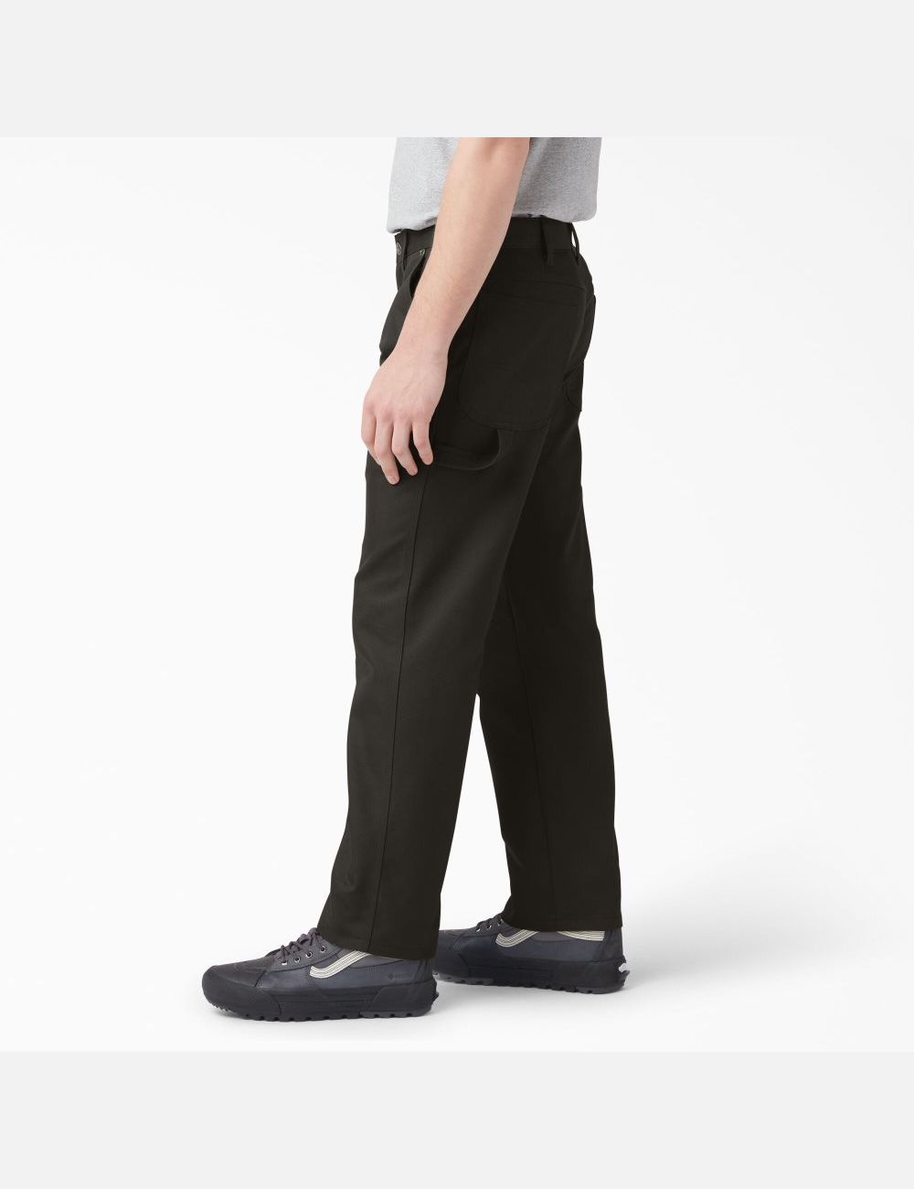 Chocolate Brown Dickies Regular Duck Carpenter Pants | 526DFVXEB