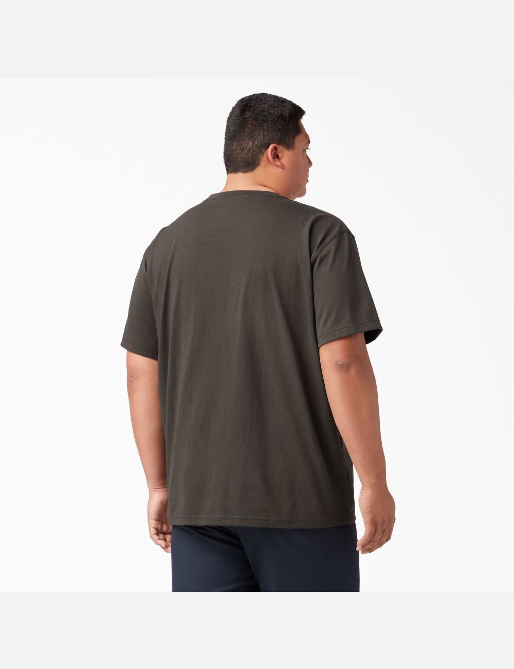 Chocolate Brown Dickies Short Sleeve Heavyweight T-Shirts | 138TLECJU