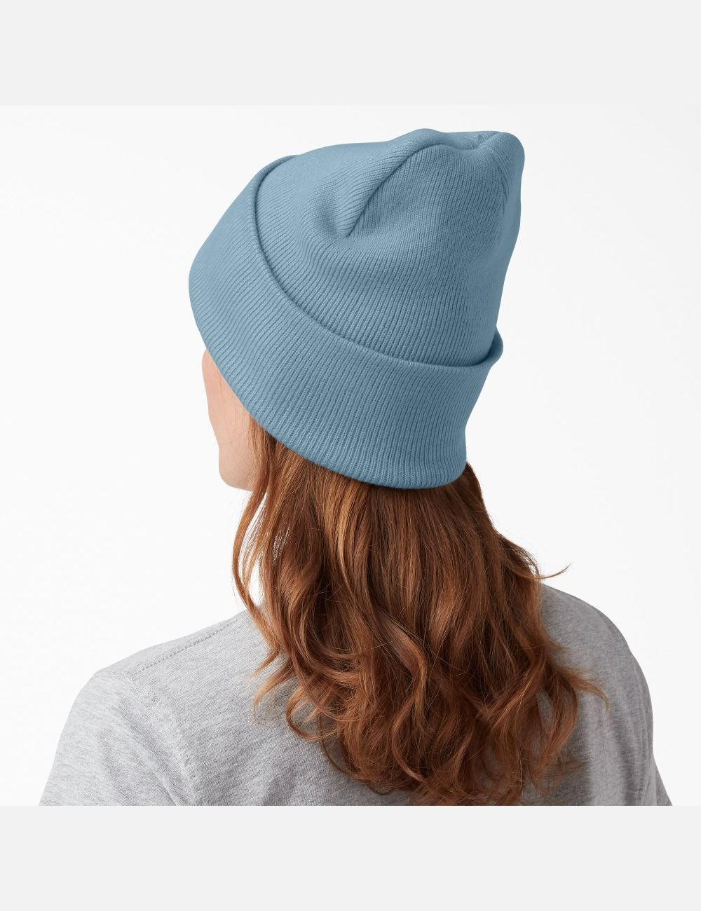 Clear Blue Dickies Cuffed Knit Hats | 109YZCVEH